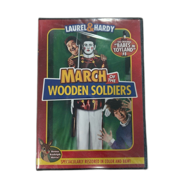 Laurel & Hardy DVD March Wooden Soldiers with Bonus Movies Still Sealed - Picture 5 of 6